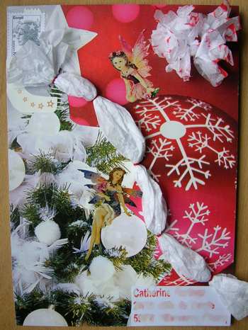 sapin rouge et blanc